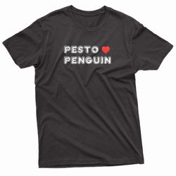 pesto penguin love t-shirt