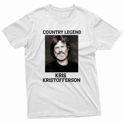 kris kristofferson country legend polaroid t-shirt