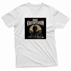 kris kristofferson motorcycle t-shirt