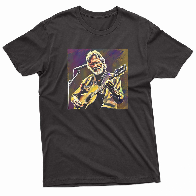 Kris Kristofferson Retro Art Style TShirt 0