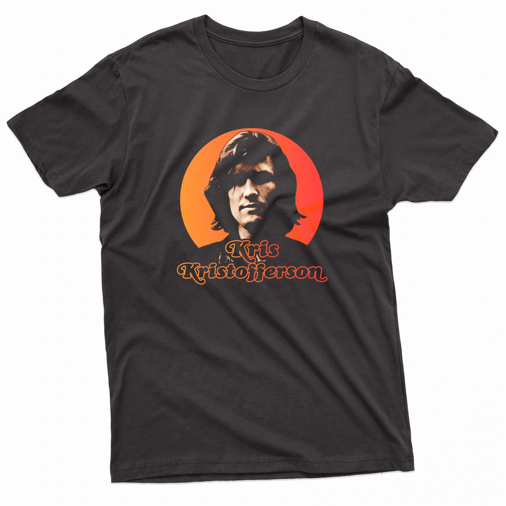 Kris Kristofferson Retro Folk Country Legend TShirt 0