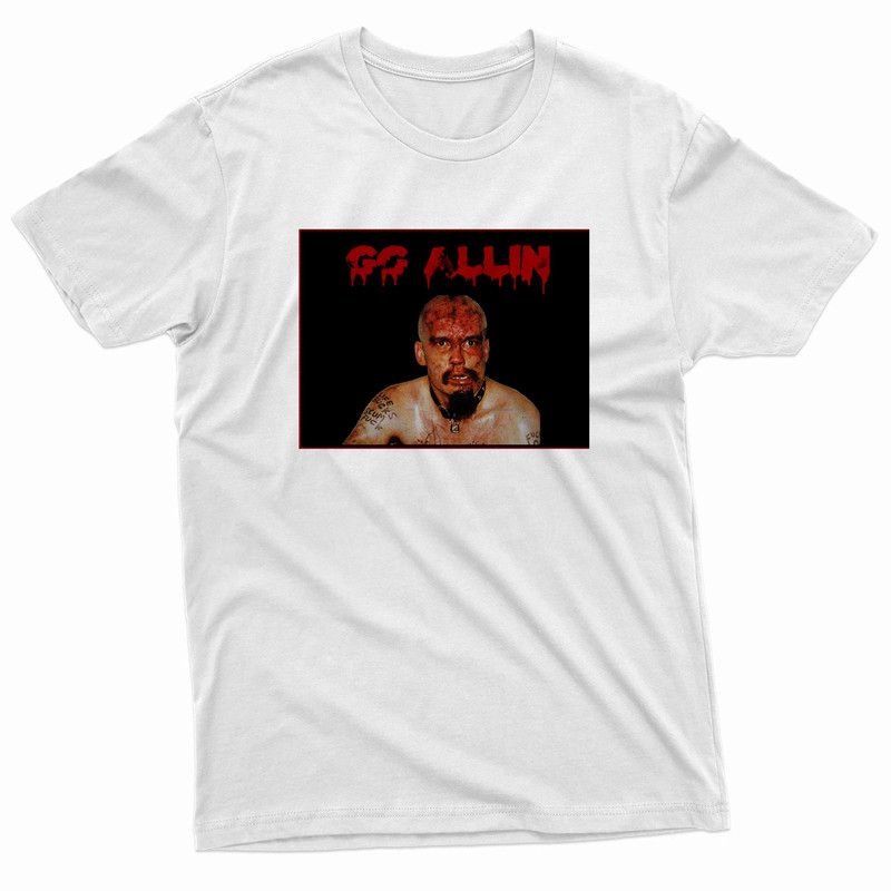Gg Allin Beaten Up TShirt 0