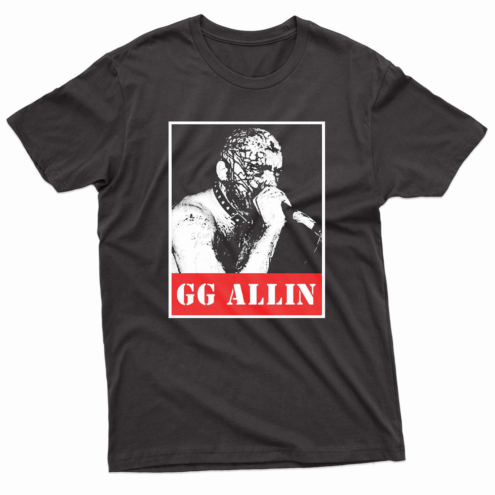 Gg Allin Bloody Face TShirt 0