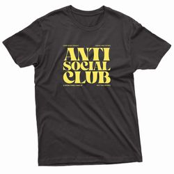 antisocial club introvert funny t-shirt