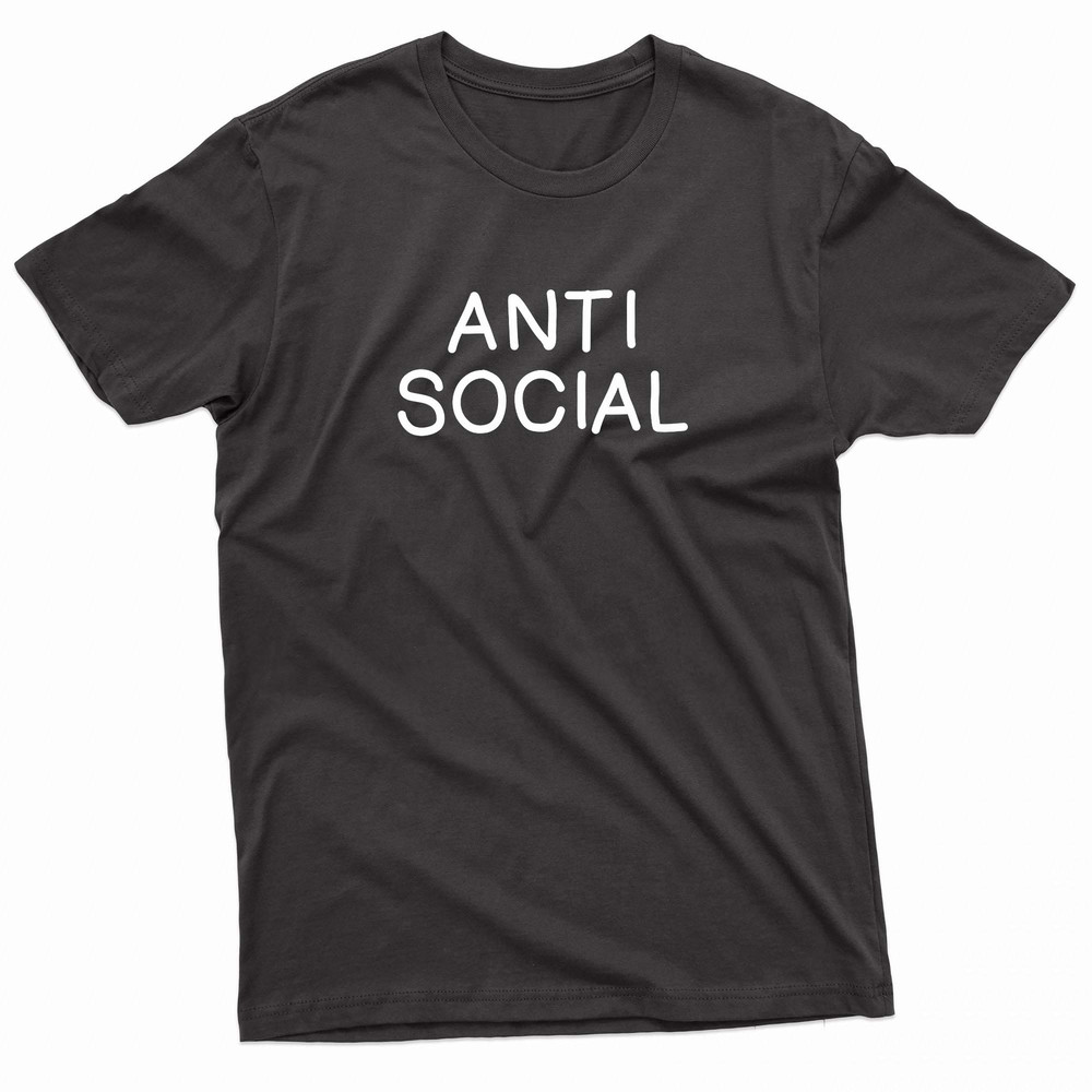 Anti Social Club Introverts Funny TShirt 0