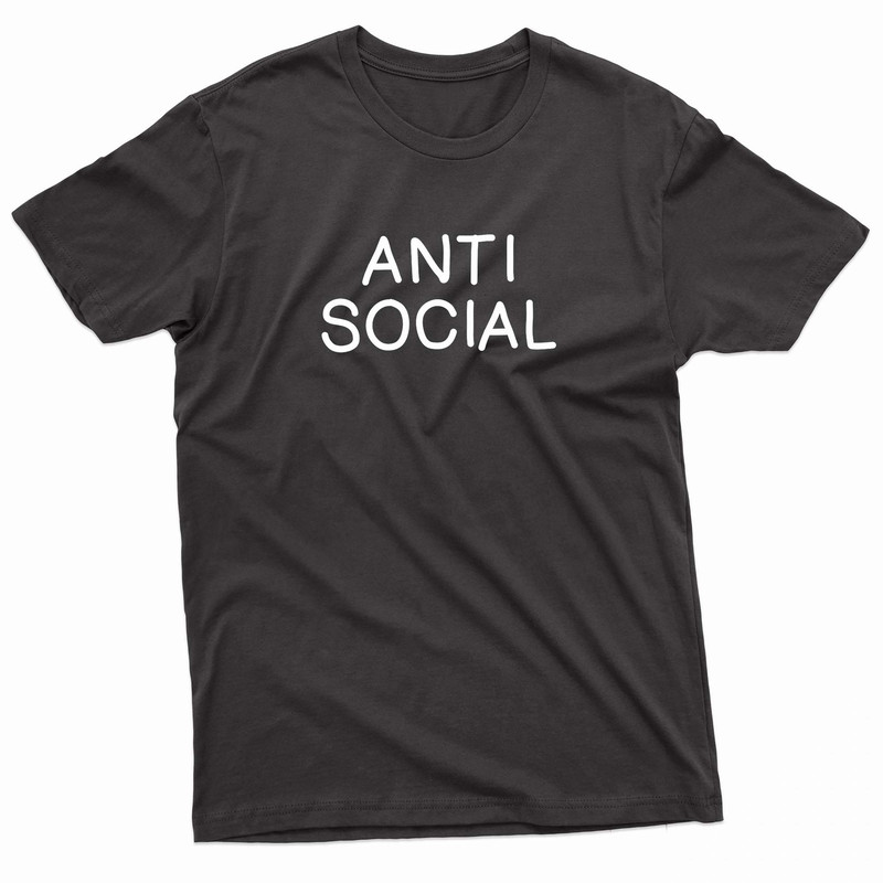 Anti Social Club Introverts Funny TShirt 0