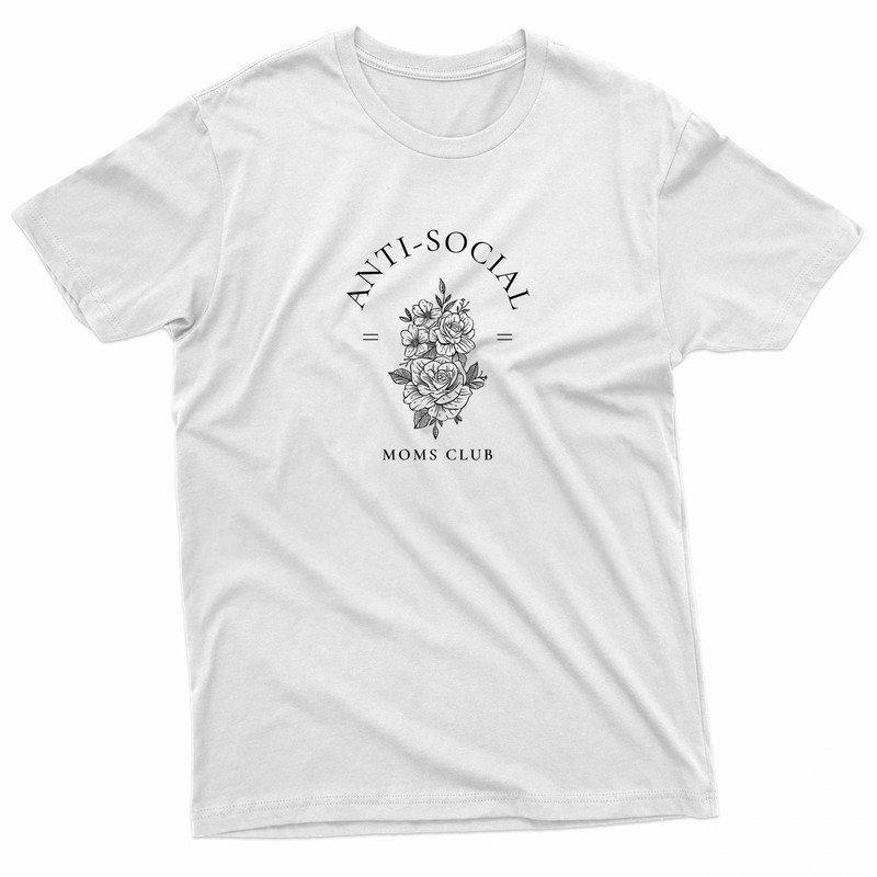 Anti Social Moms Club Mothers Day TShirt 0