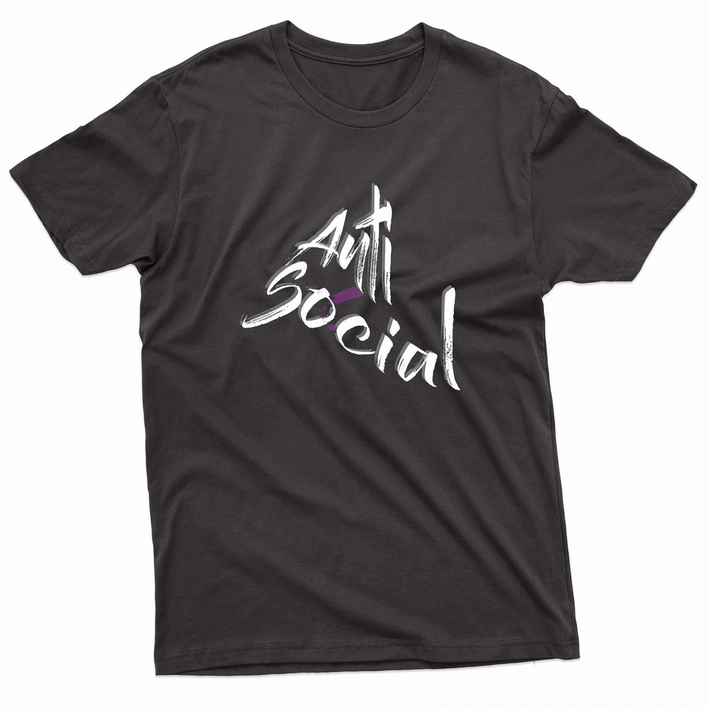 Antisocial Purple X TShirt 0