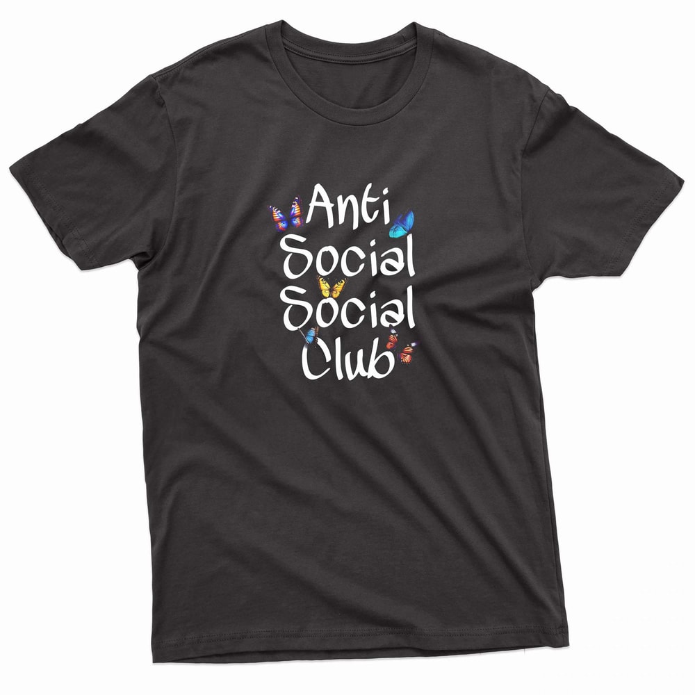 Anti Social Social Club Butterflies TShirt 0