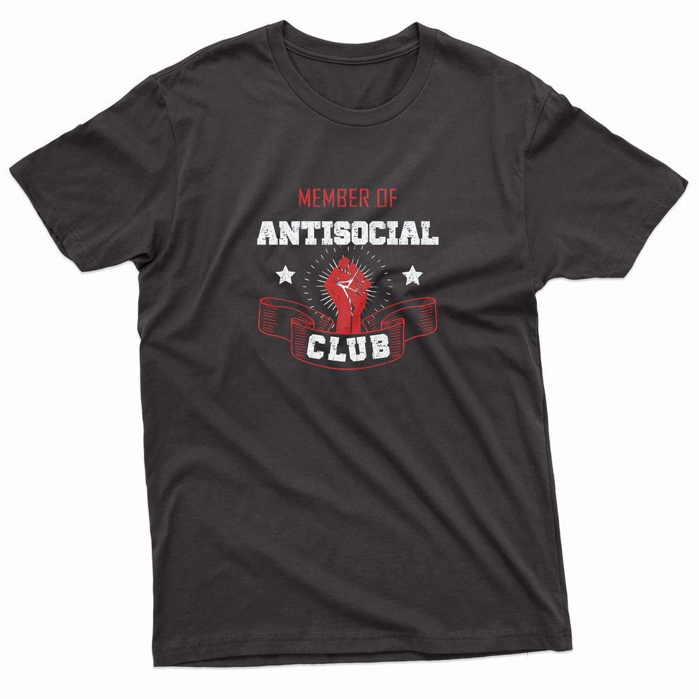 Member Of Antisocial Club TShirt 0