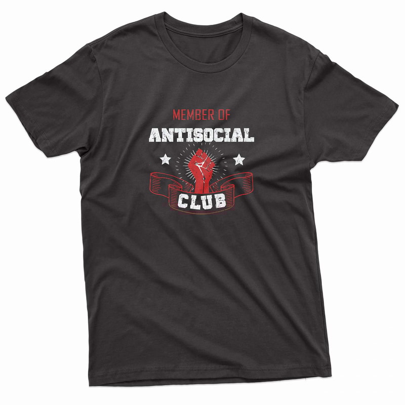 Member Of Antisocial Club TShirt 0
