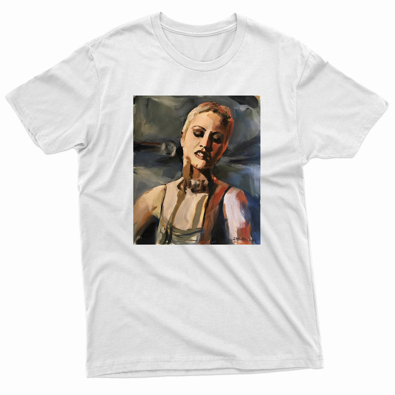 The Cranberries Dolores O Riordan Short Hair Painting TShirt 0