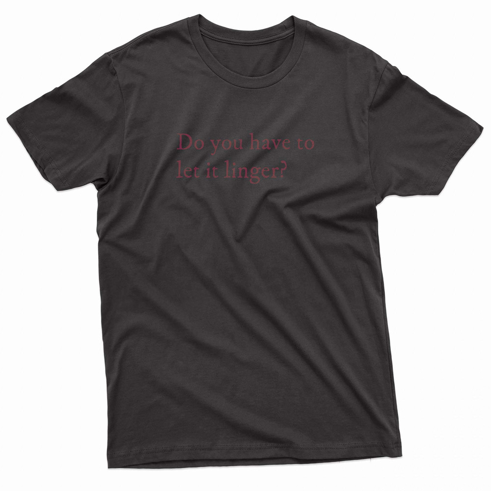 The Cranberries Do You Have To Let It Linger Pink Lyric TShirt 0