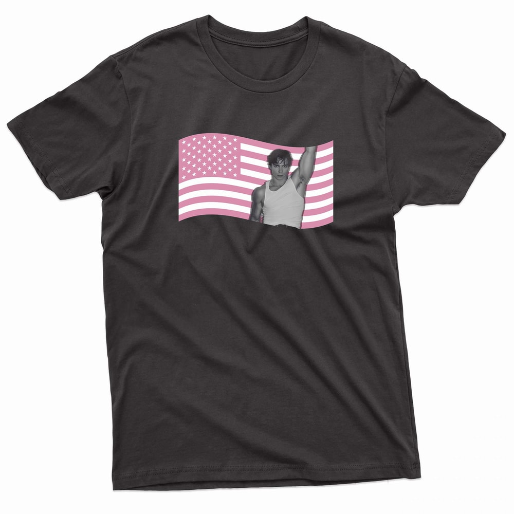 Nicholas Alexander Chavez Pink Flag TShirt 0