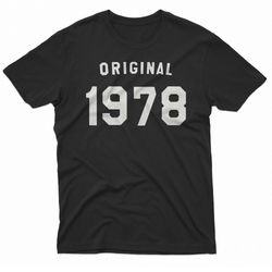 40th birthday gifts for her 1978 birthday t-shirt