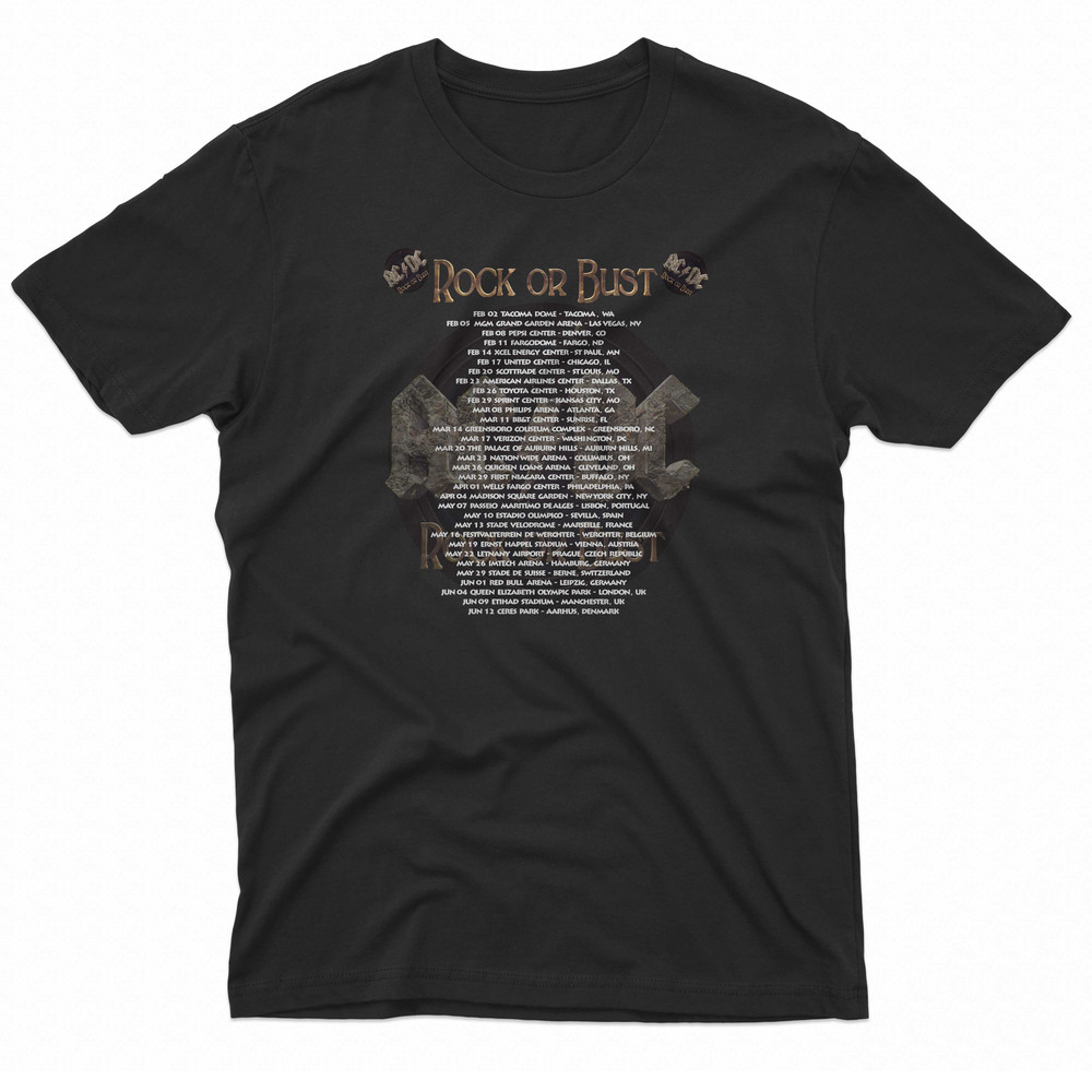 Acdc Rock Or Bust 2016 Tour TShirt 0