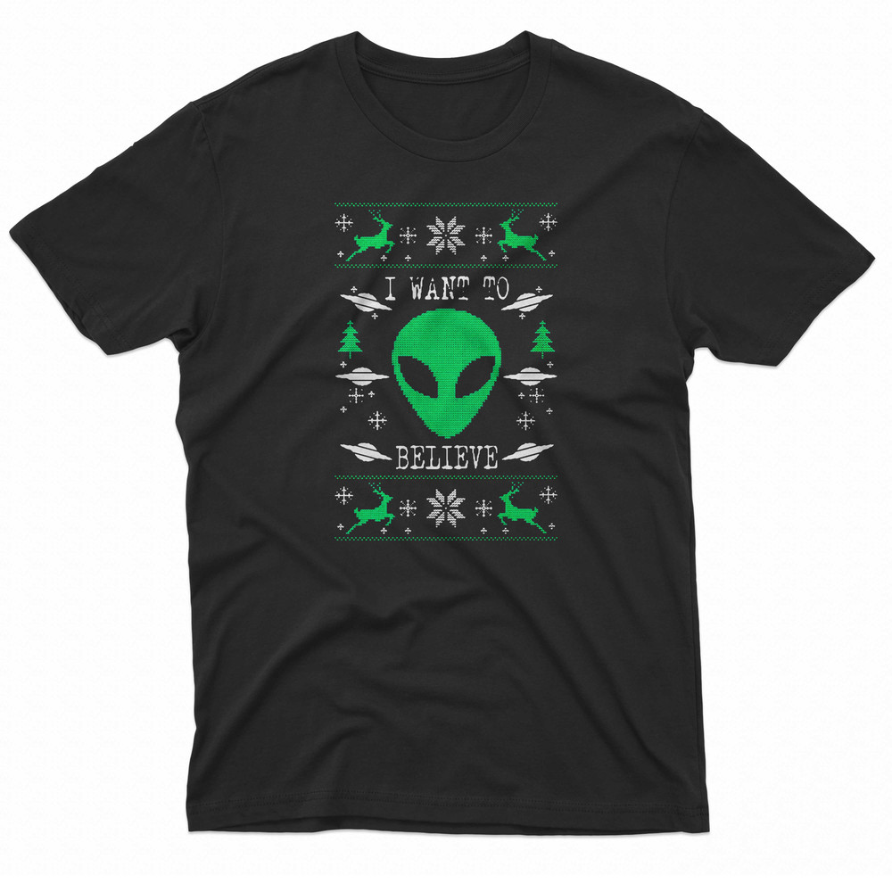 Ailen I Want To Believe TShirt 0