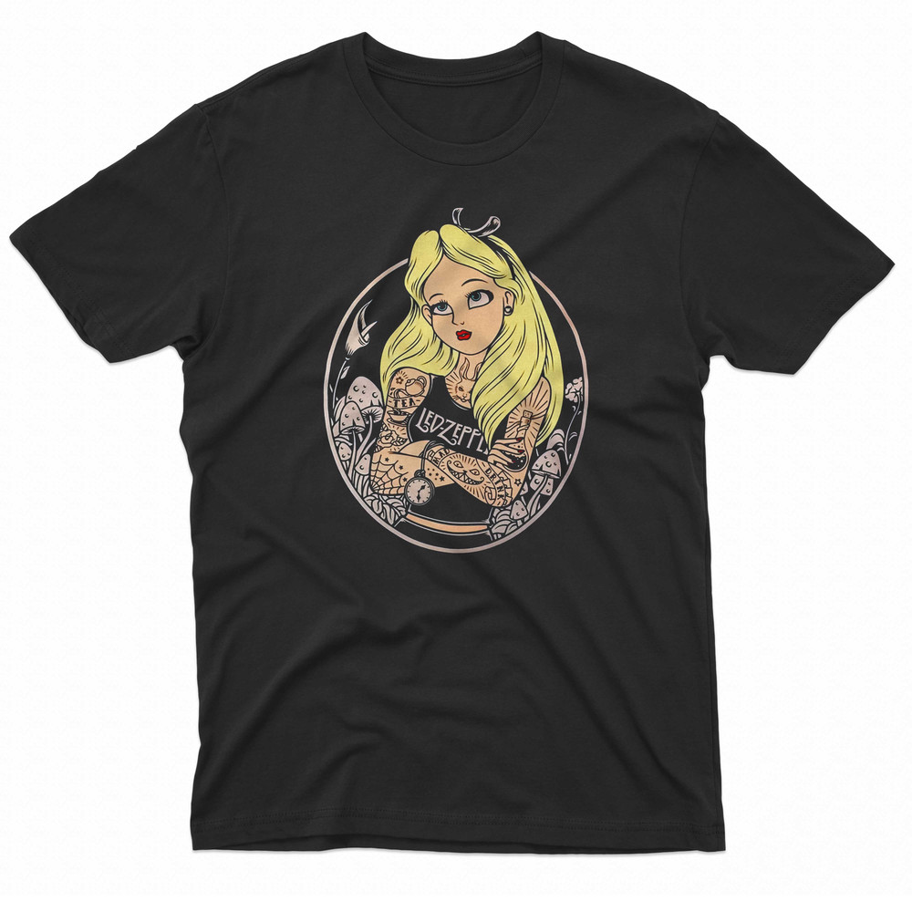 Alice In Wonderland Punk TShirt 0