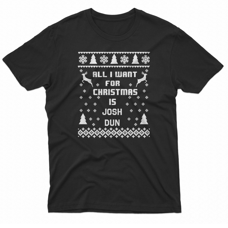 All I Want For Christmas Josh Dun TShirt 0