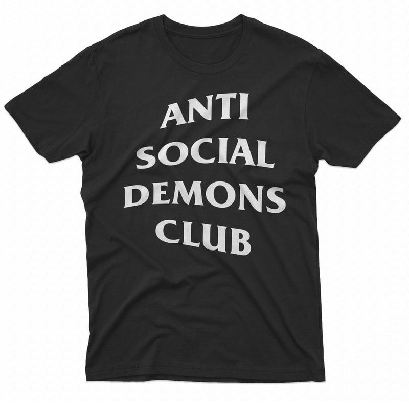 Anti Social Demons Club TShirt 0
