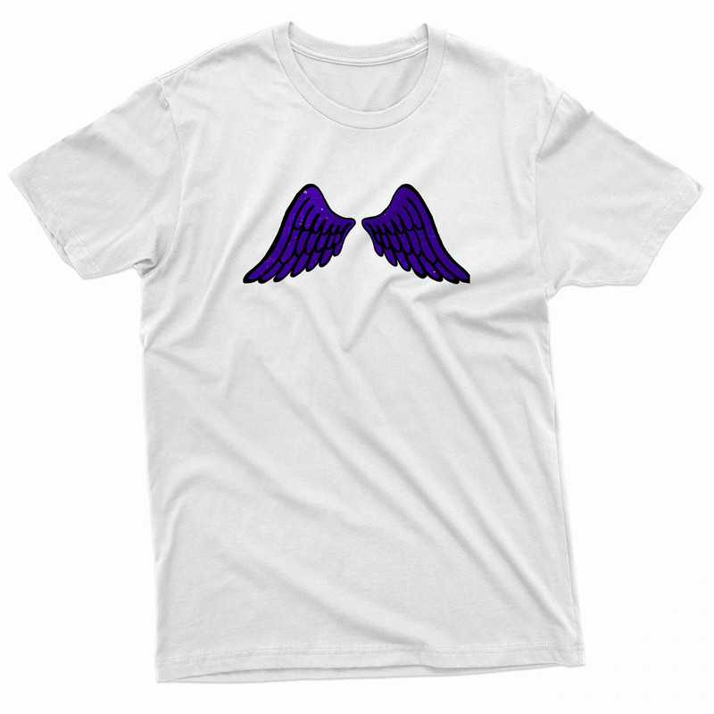 Judgement Day Purple Angel Wings Rhea Ripley TShirt 0