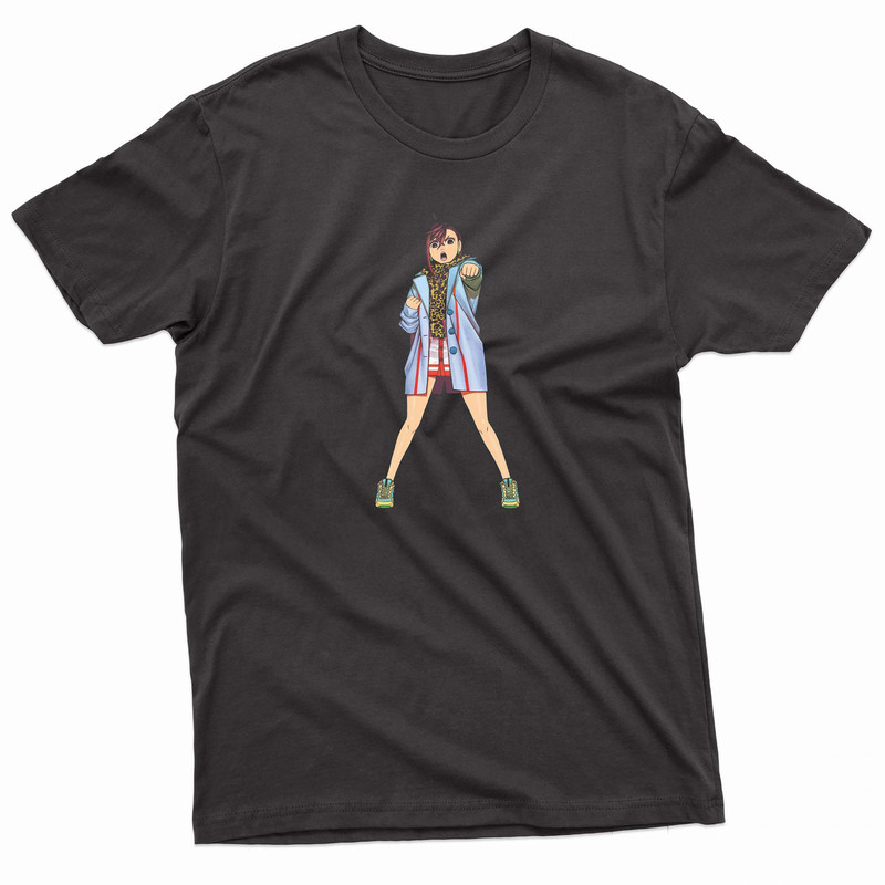 Momo Ayase Dandadan Fighting TShirt 0