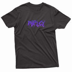 rhea ripley purple death metal t-shirt