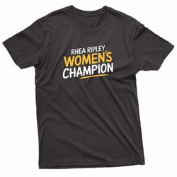rhea ripley womens champion wrestling t-shirt
