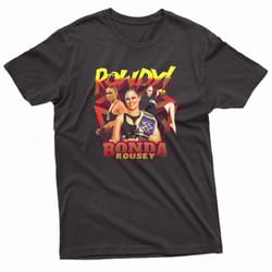 ronda rousey rowdy mma t-shirt