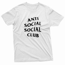anti social social club logo t-shirt