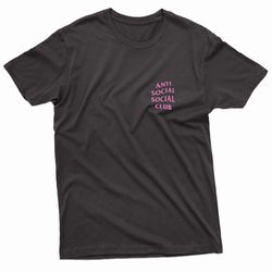 anti social social media pocket t-shirt