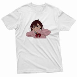 momo ayase dandadan funny face t-shirt