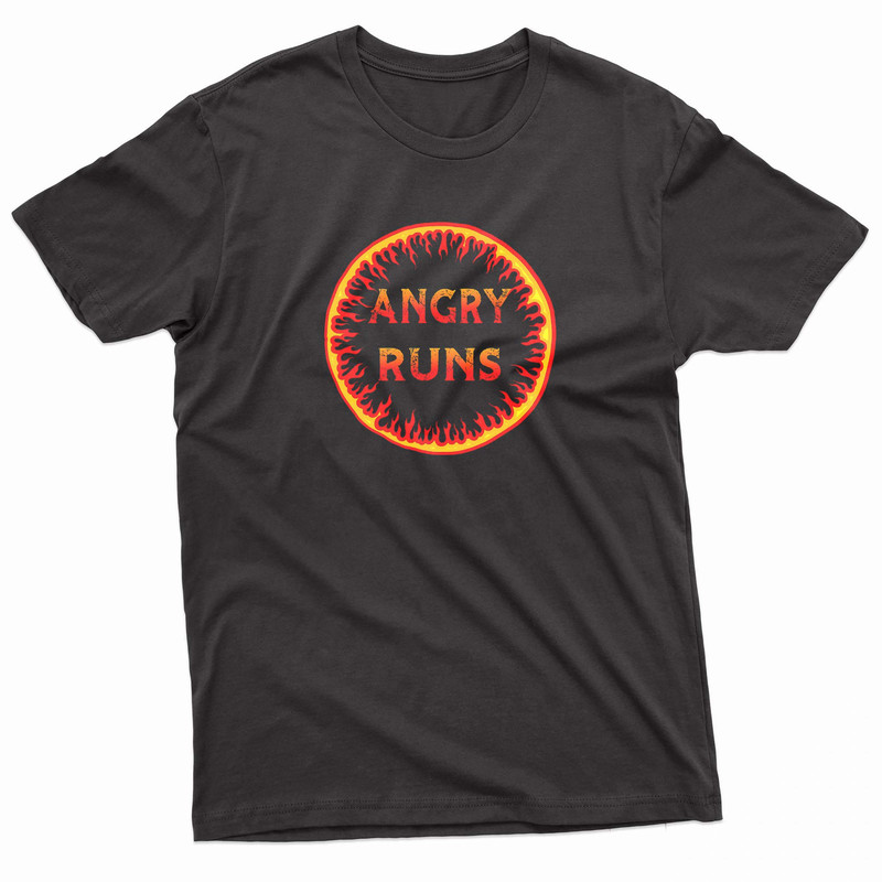 Angry Runs Circle Fire TShirt 0