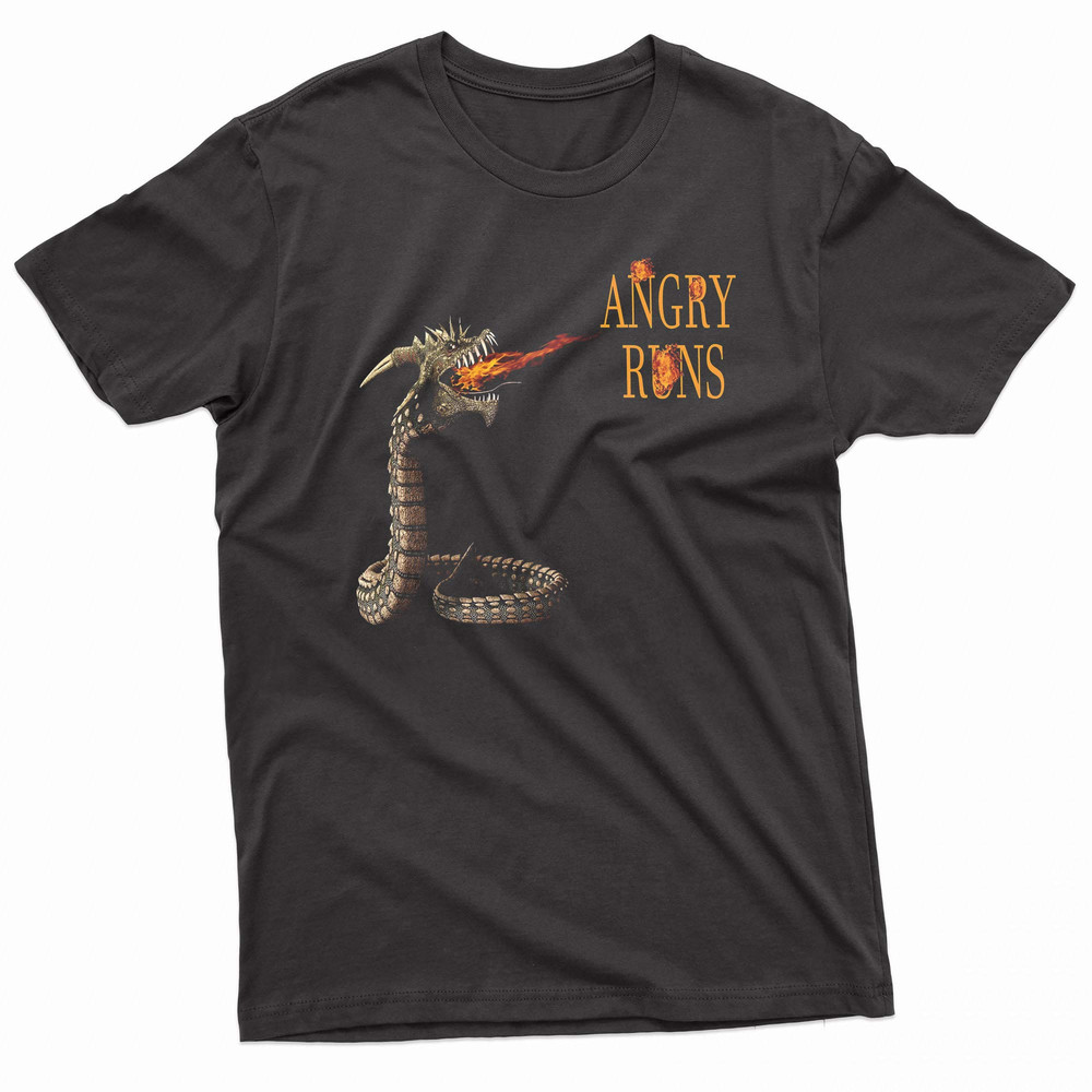 Angry Runs Dragon TShirt 0