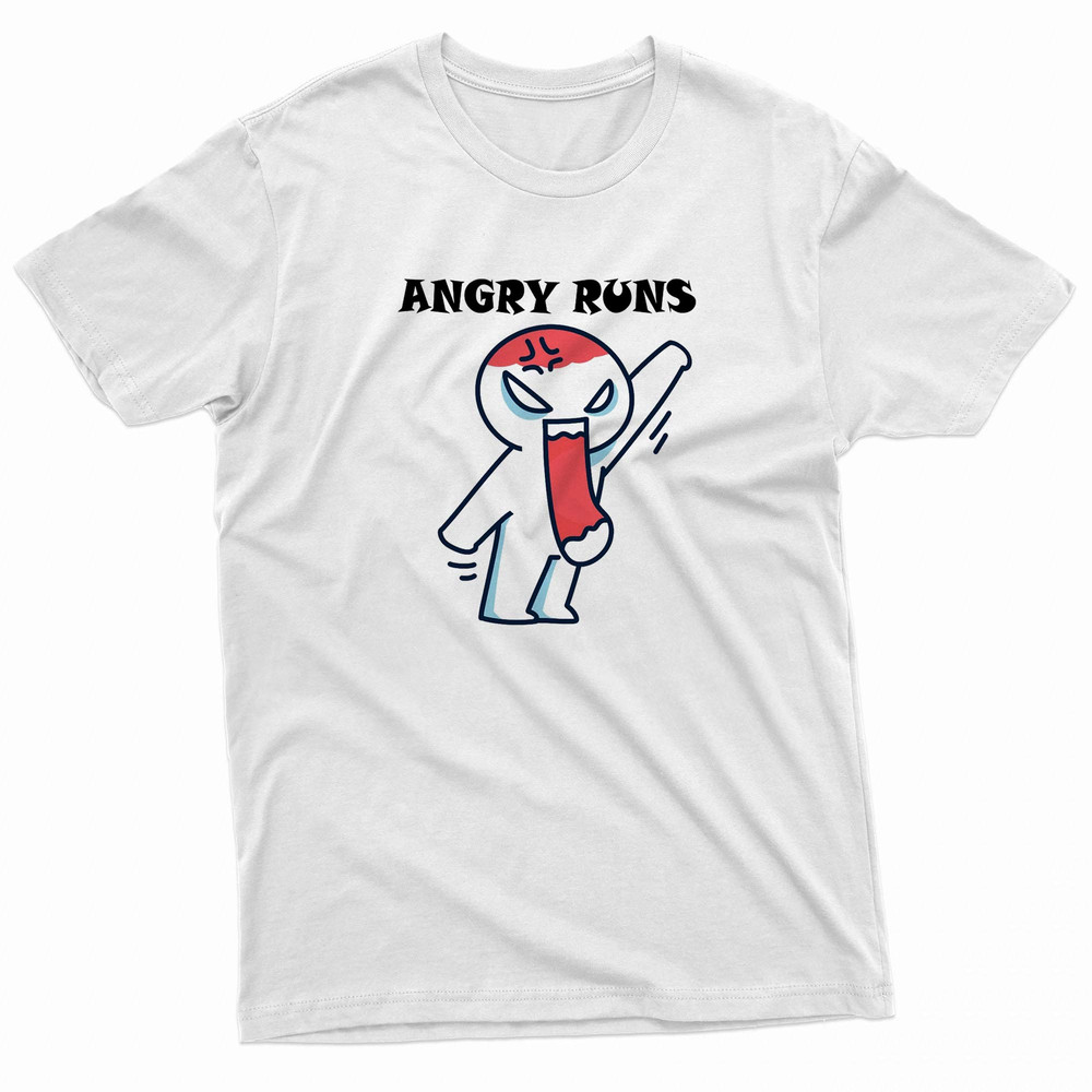 Angry Runs Emoticon TShirt 0