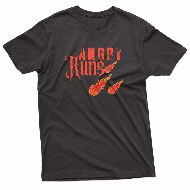 Angry Runs Fire Meteor TShirt 0