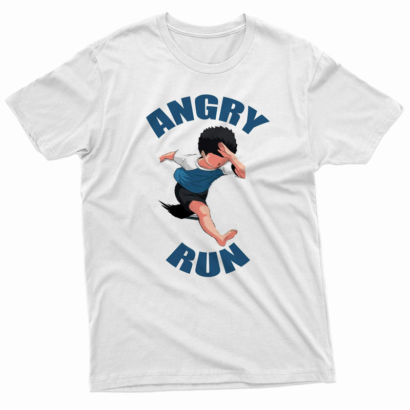 Angry Runs Good Morning Anime Memes TShirt 0