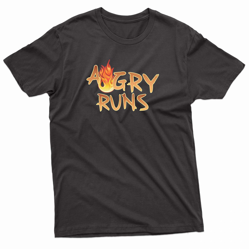 Angry Runs Logo Burns TShirt 0