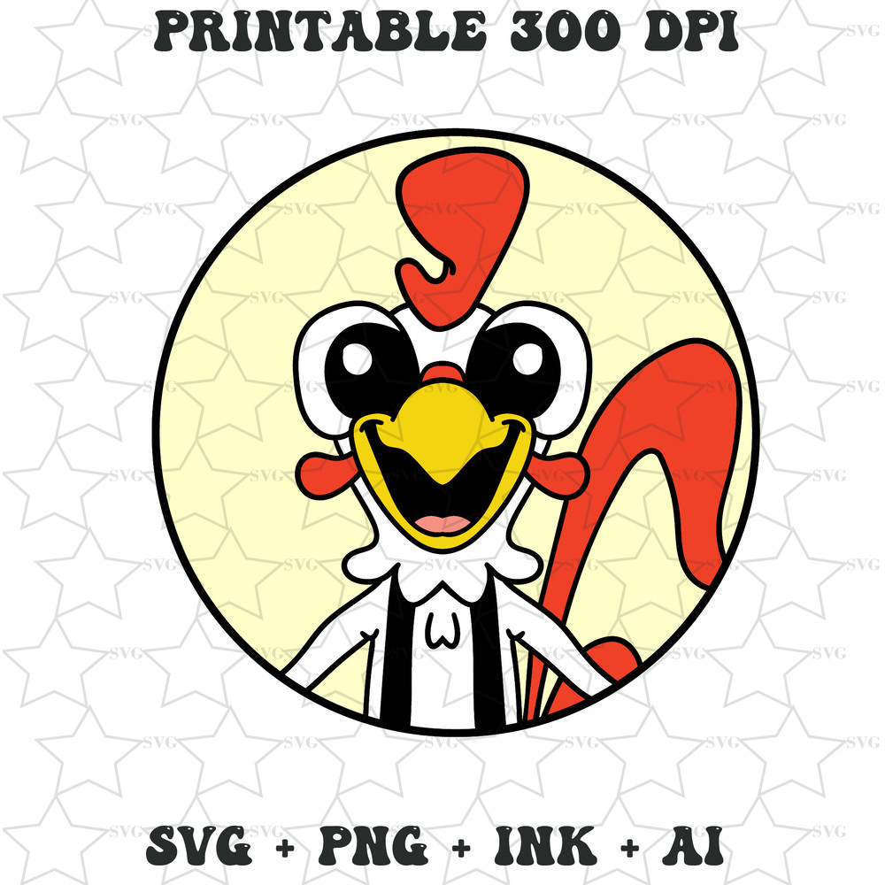 Sticker Vector Project Clucky Logic Easy To Edit With SVGPNGInk Ai File Format Instant Download 0