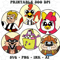 Vector Pack Sticker Jaxon JackylBarney BeavertonRoofus RibbitRichard In Clucky Easy To Edit With SVGPNGInkAi File 0