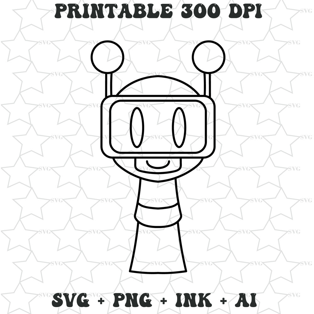 Vector Project Sprunki Increedibox Fun Bot Easy To Edit With SVGPNGInk Ai File Format Instant Downl 1