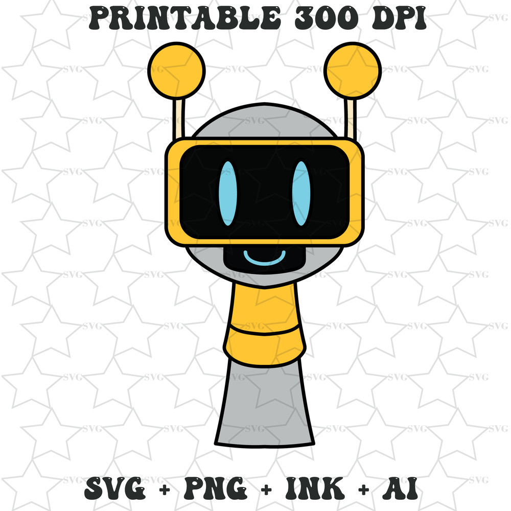 Vector Project Sprunki Increedibox Fun Bot Easy To Edit With SVGPNGInk Ai File Format Instant Downl 0