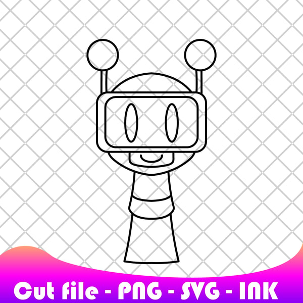Sprunki Increedibox Fun Bot SVG, PNG, Ink, Coloring pages Pr | Inspire ...