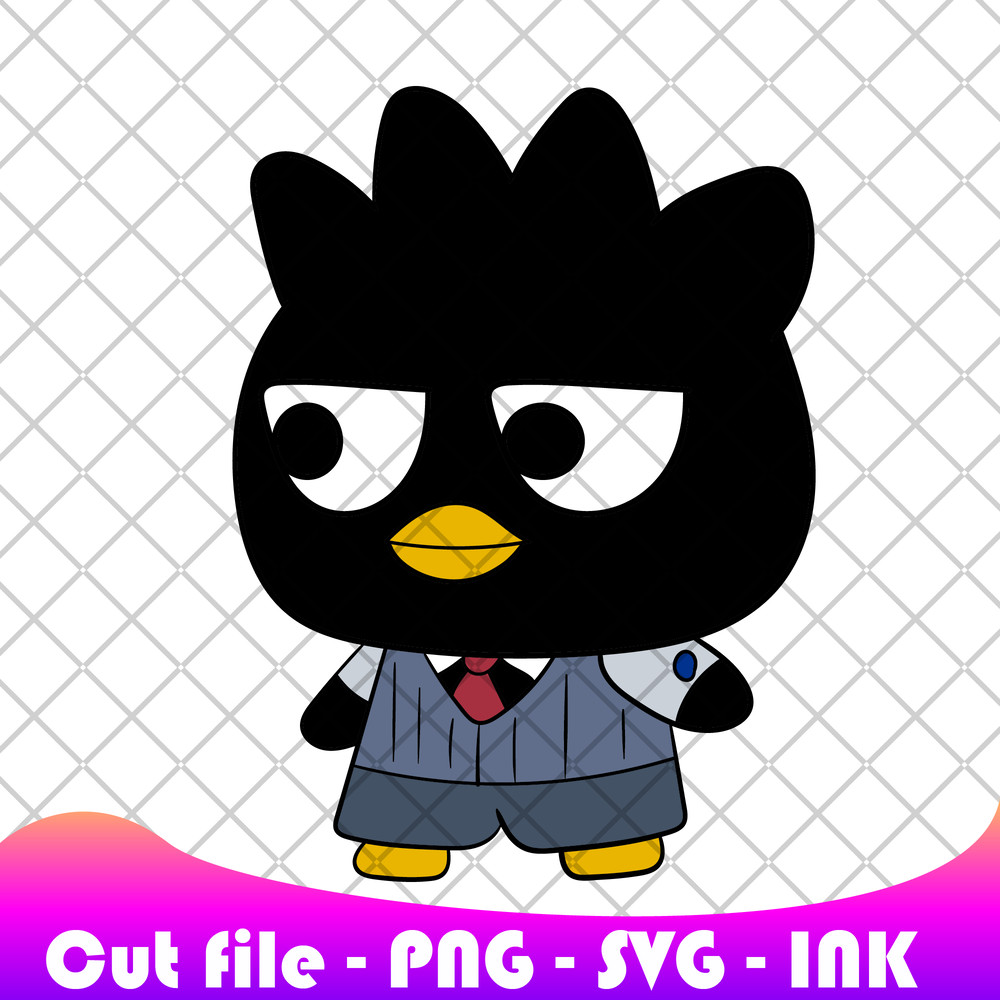 Badtz Maru Sanrio Cute Penguin SVG PNG Ink Coloring Pages Printable Badtz Maru Sanrio Penguin Edita 0