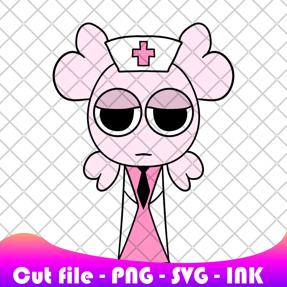 Sprunki Candi SVG PNG InkSprunki Coloring Pages Printable Editable VectorCirct File 0