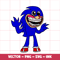 Cut File Shin Sonic SVGShin Sonic PngShin Sonic Ink Cricut Design Space Digital Files 0