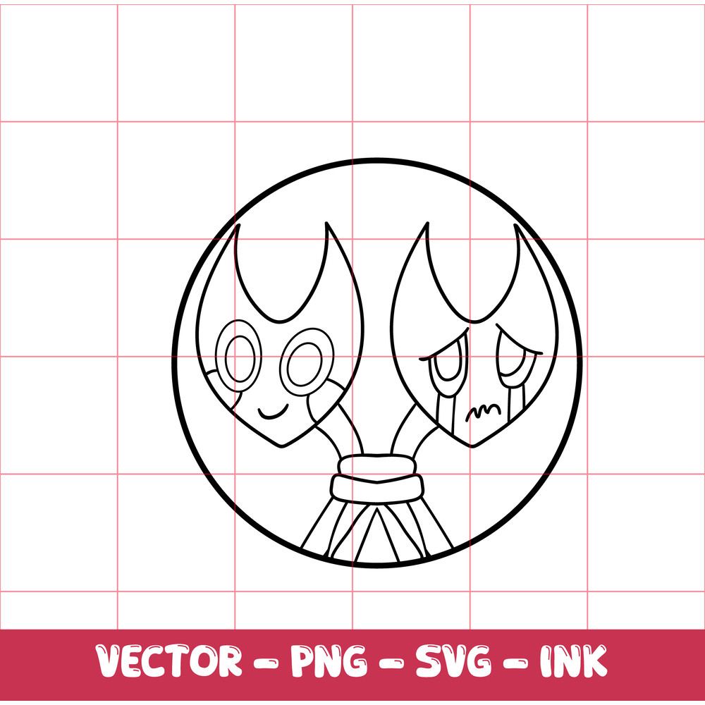 Dandy World Razzle Dazzle Sticker SVGInkPNG Cricut Design Space Digital FilesCut File 1