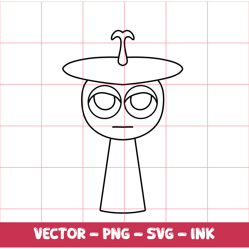 Sprunki SVG Silver Clukr Sprunki SVGInkPNG Cricut Design Space Digital Files 1