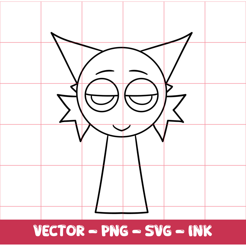 Sprunki SVG Sprunki Ario Sprunki SVGInkPNG Cricut Design Space Digital FilesCircut File 1
