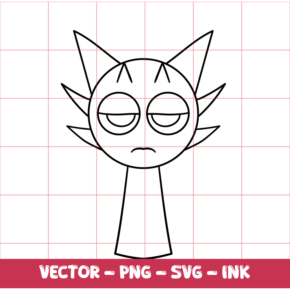 Sprunki SVG Sprunki Arthur Sprunki SVGInkPNG Cricut Design Space Digital FilesCircut File 1